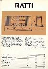  RATTI  R522 Twisters, two for one, 108 spindles, 1973,